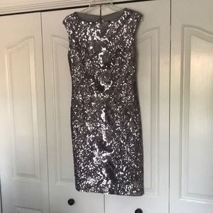 🌌 Ralph Lauren Evening ➖ Sequined Formal Cocktail Dress 🌌